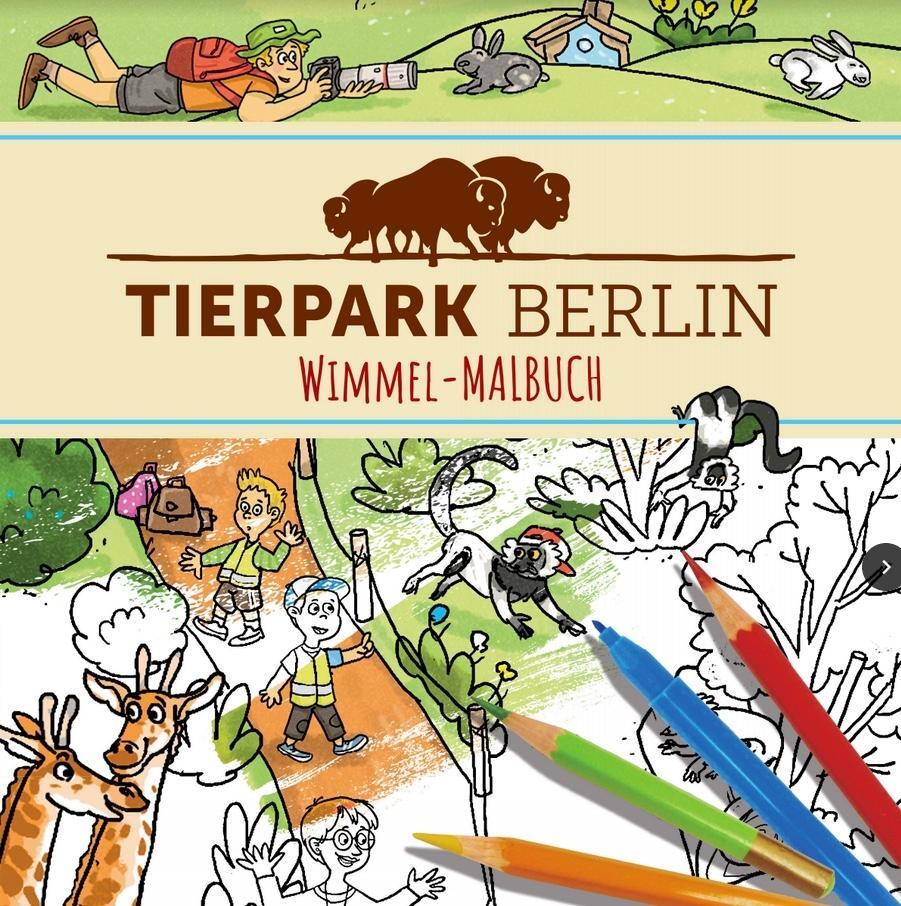 Cover: 9783947188444 | Tierpark Berlin Malbuch | Igor Lange | Broschüre | 32 S. | Deutsch