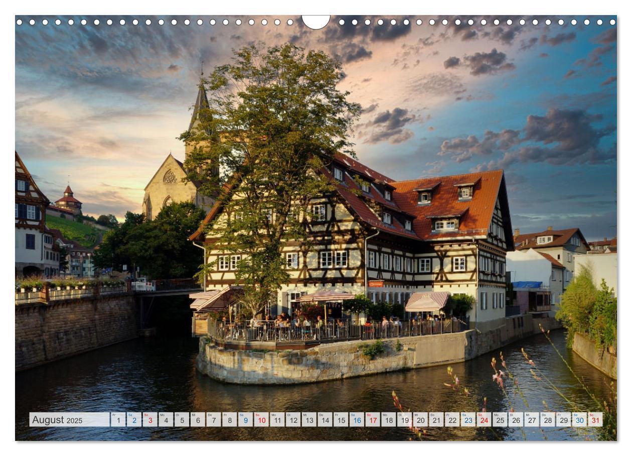 Bild: 9783457180709 | Esslingen zwischen Tag und Nacht (Wandkalender 2025 DIN A3 quer),...