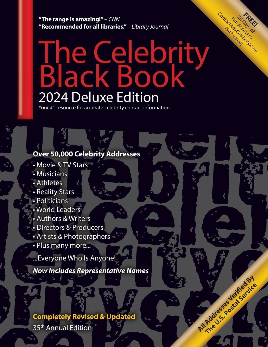 Cover: 9781604870244 | The Celebrity Black Book 2024 (Deluxe Edition) | Jordan McAuley | Buch