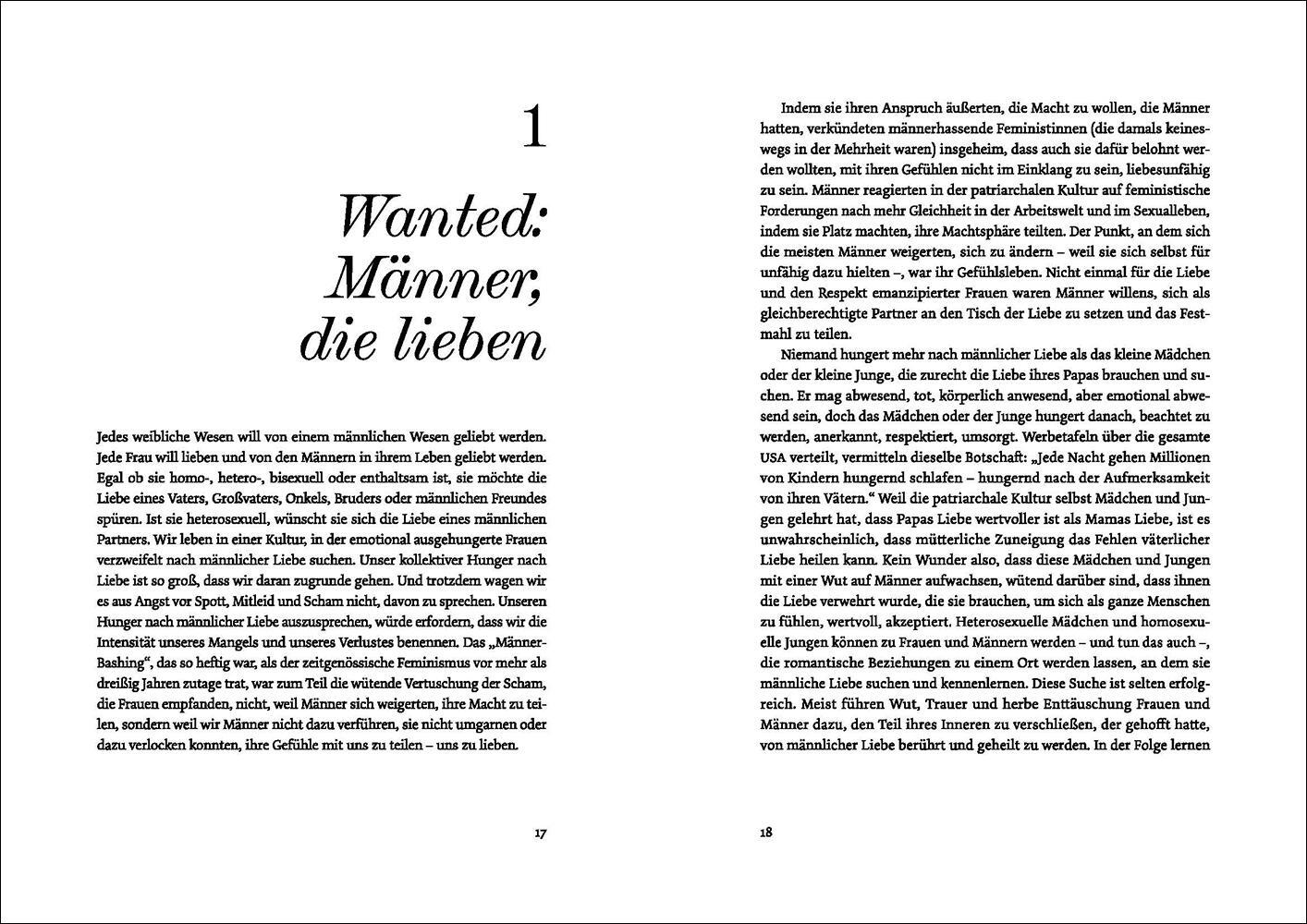 Bild: 9783945543979 | Männer, Männlichkeit und Liebe | Bell Hooks | Buch | 200 S. | Deutsch