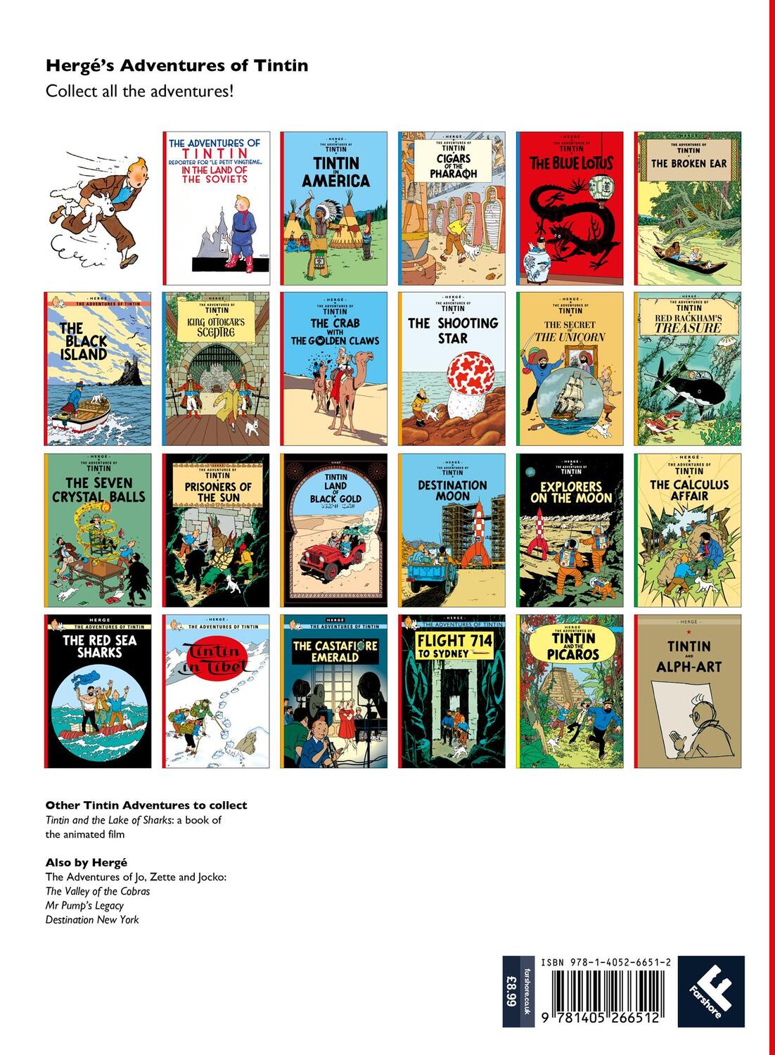 Rückseite: 9781405214773 | Tintin in the Land of the Soviets | Herge | Buch | Gebunden | Englisch