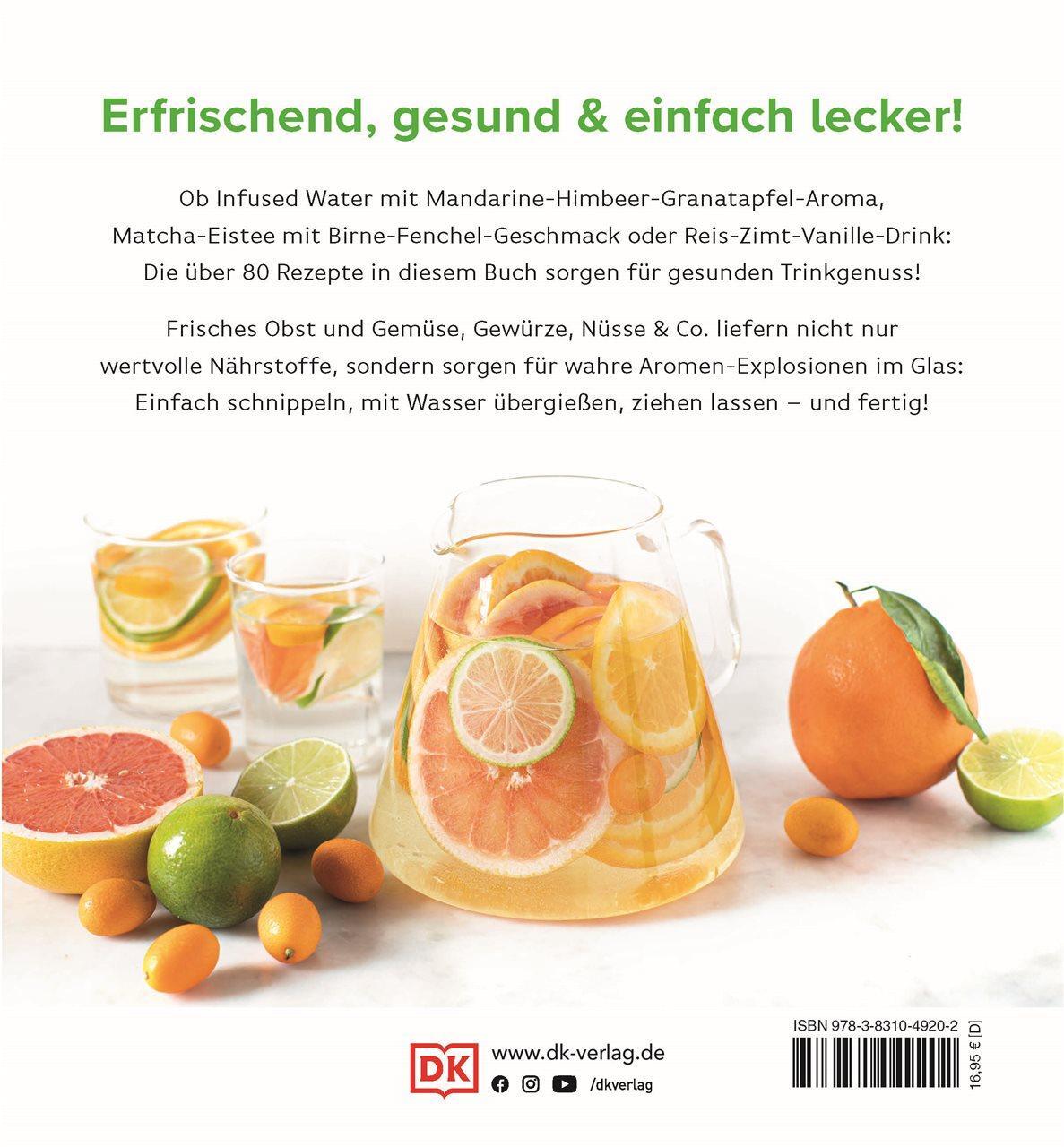 Rückseite: 9783831049202 | Infused Water, Eistee &amp; Co. | Ilona Chovancova (u. a.) | Taschenbuch