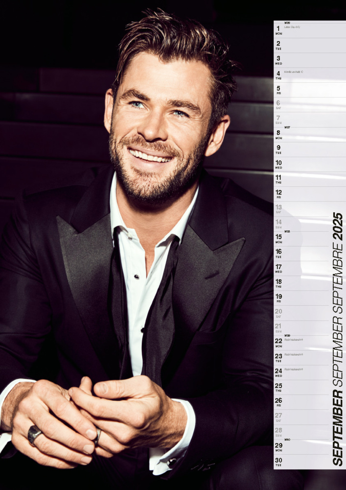 Bild: 9798893610505 | Chris Hemsworth 2025 | Offizieller Kalender | Kalender | 14 S. | 2025