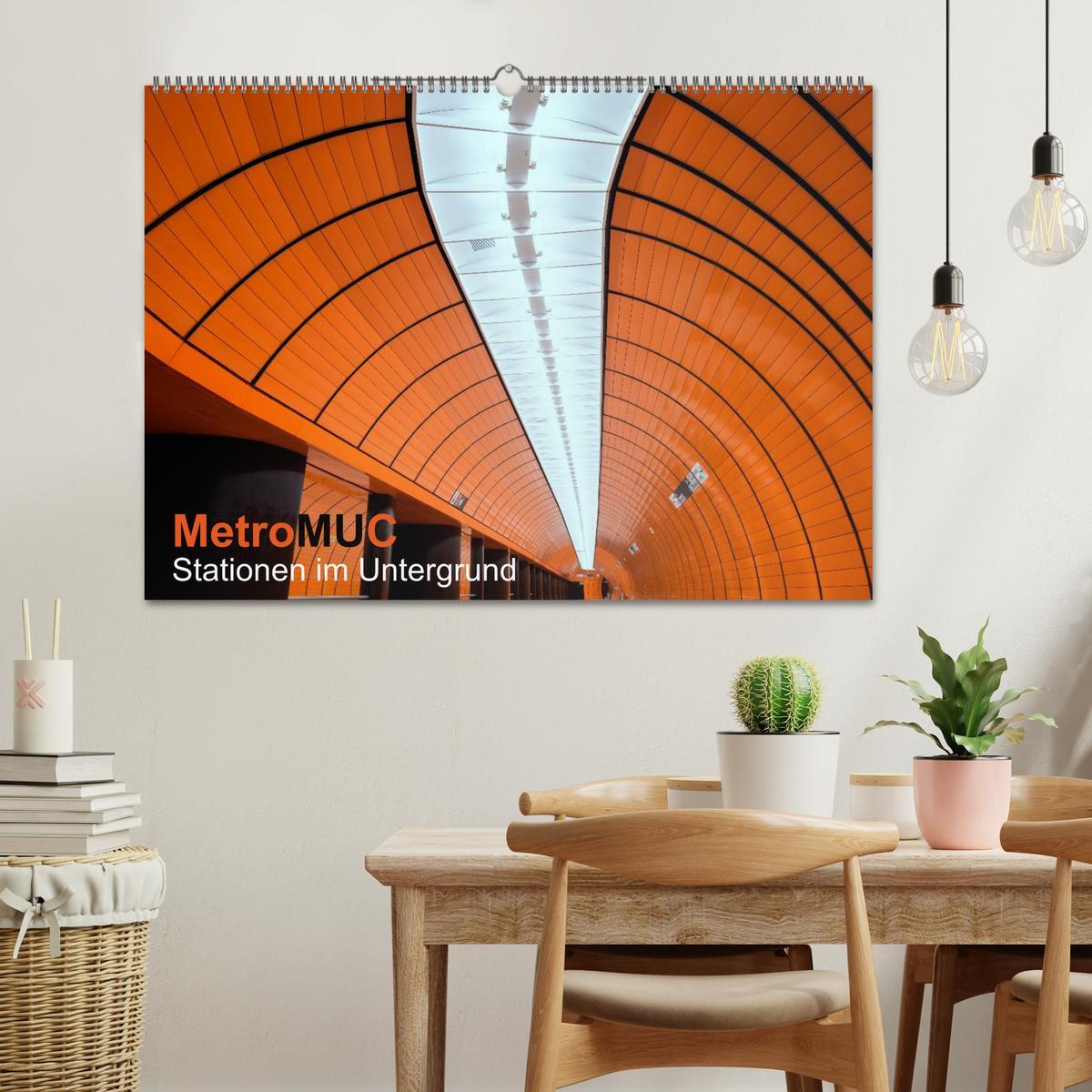 Bild: 9783435489978 | MetroMUC, Stationen im Untergrund Münchens (Wandkalender 2025 DIN...