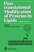 Cover: 9783540502159 | Post-translational Modification of Proteins by Lipids | Taschenbuch