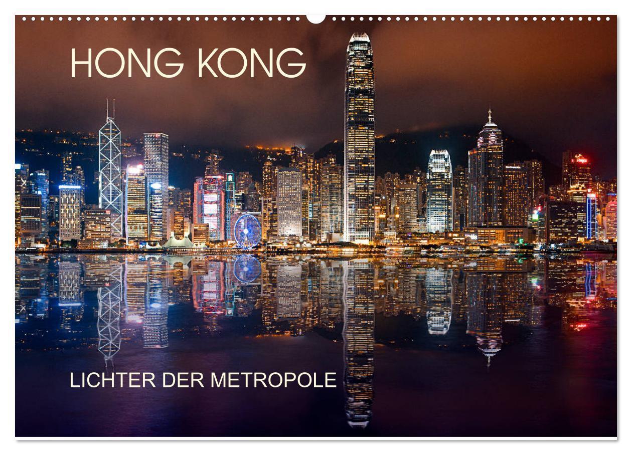 Cover: 9783675941069 | Hong Kong Citylights (Wandkalender 2024 DIN A2 quer), CALVENDO...