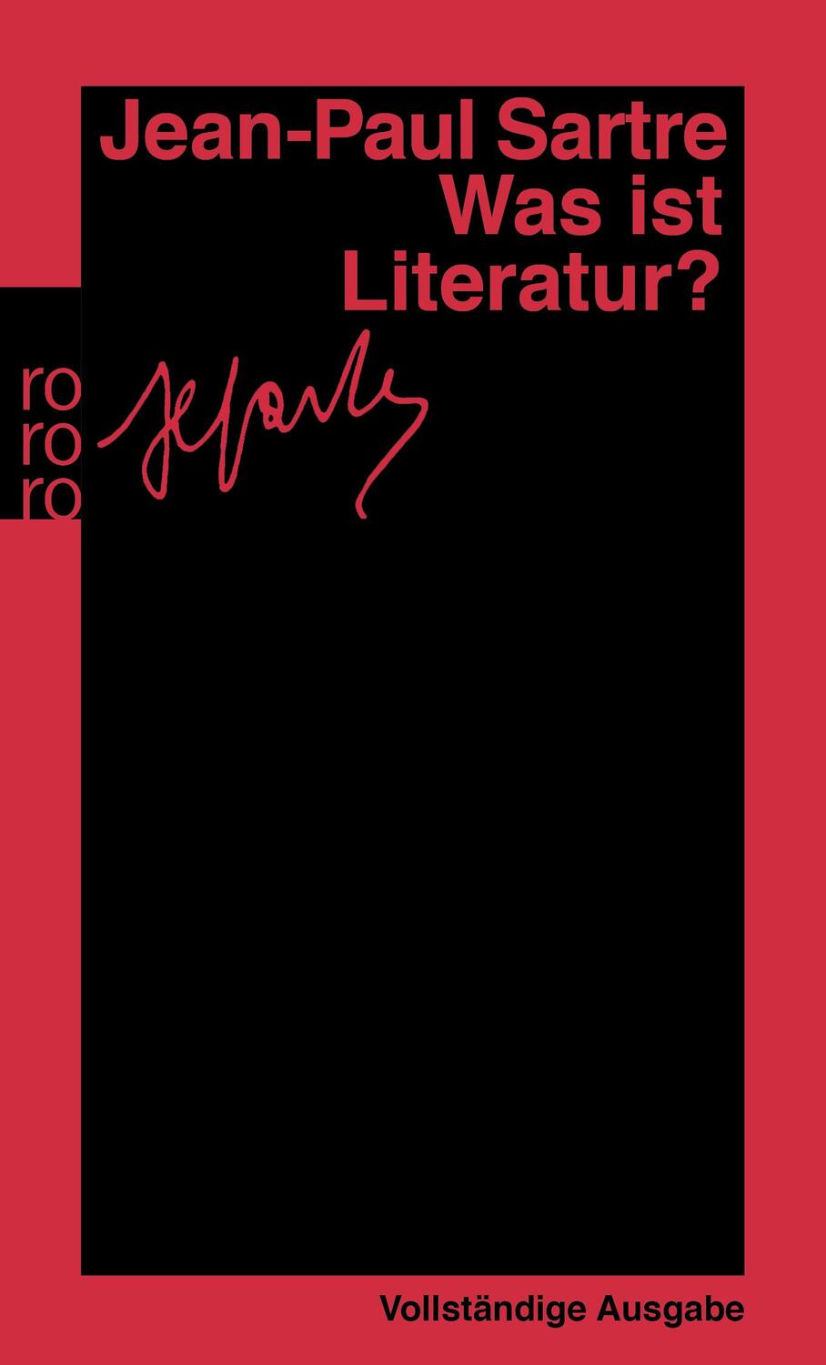 Cover: 9783499147791 | Was ist Literatur? | Jean-Paul Sartre | Taschenbuch | Paperback | 1981