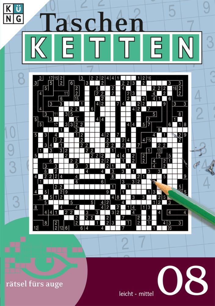 Cover: 9783906949901 | Ketten-Rätsel 08 | Rätsel fürs Auge | Conceptis Puzzles | Taschenbuch