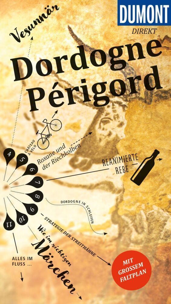 Cover: 9783616010632 | DuMont direkt Reiseführer Dordogne, Périgord | Mit großem Faltplan