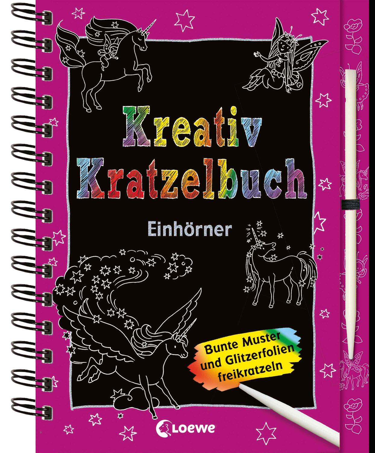 Cover: 9783785586747 | Kreativ-Kratzelbuch: Einhörner | Taschenbuch | Kreativ-Kratzelbuch
