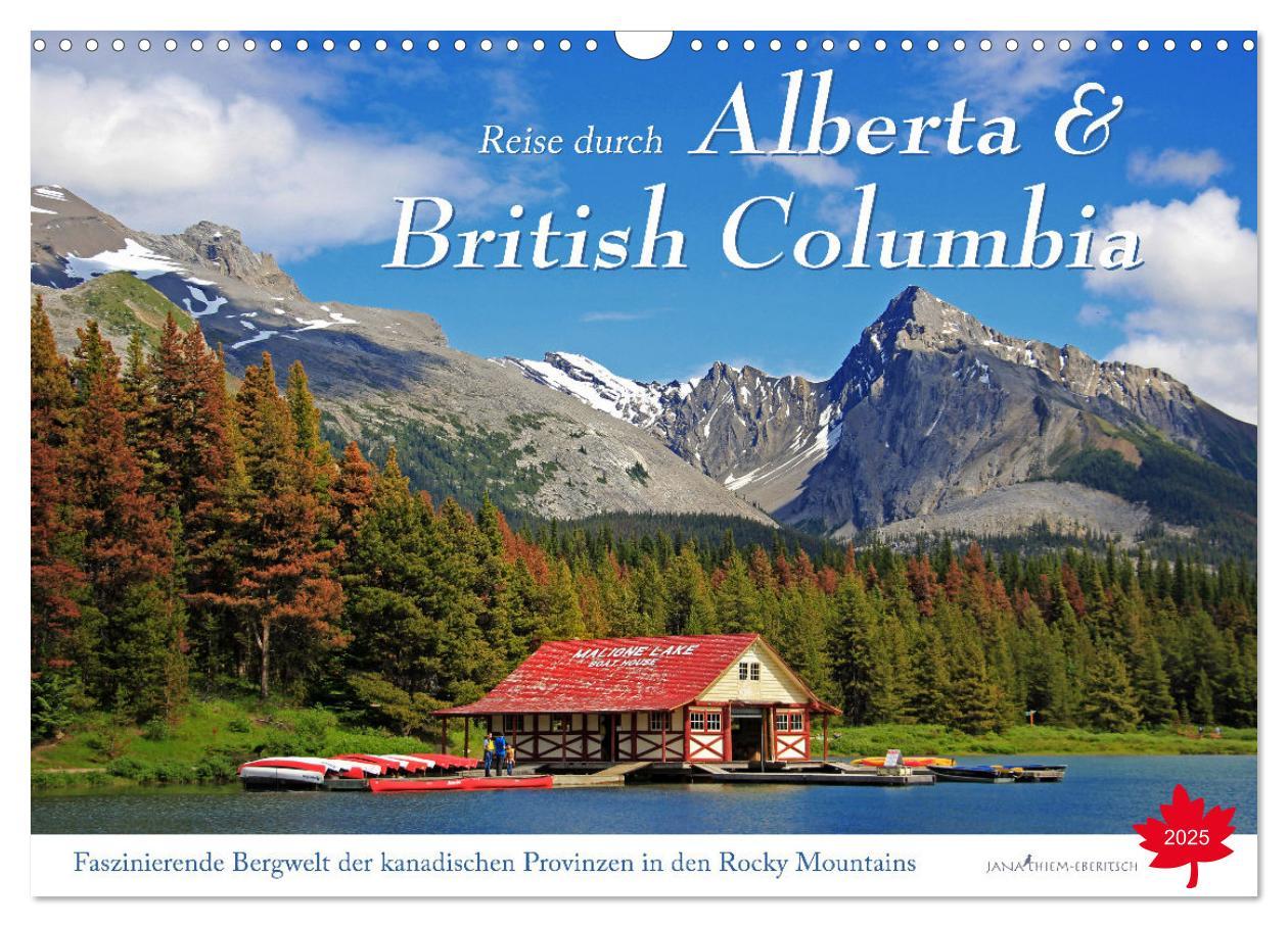 Cover: 9783435083398 | Reise durch Alberta und British Columbia (Wandkalender 2025 DIN A3...