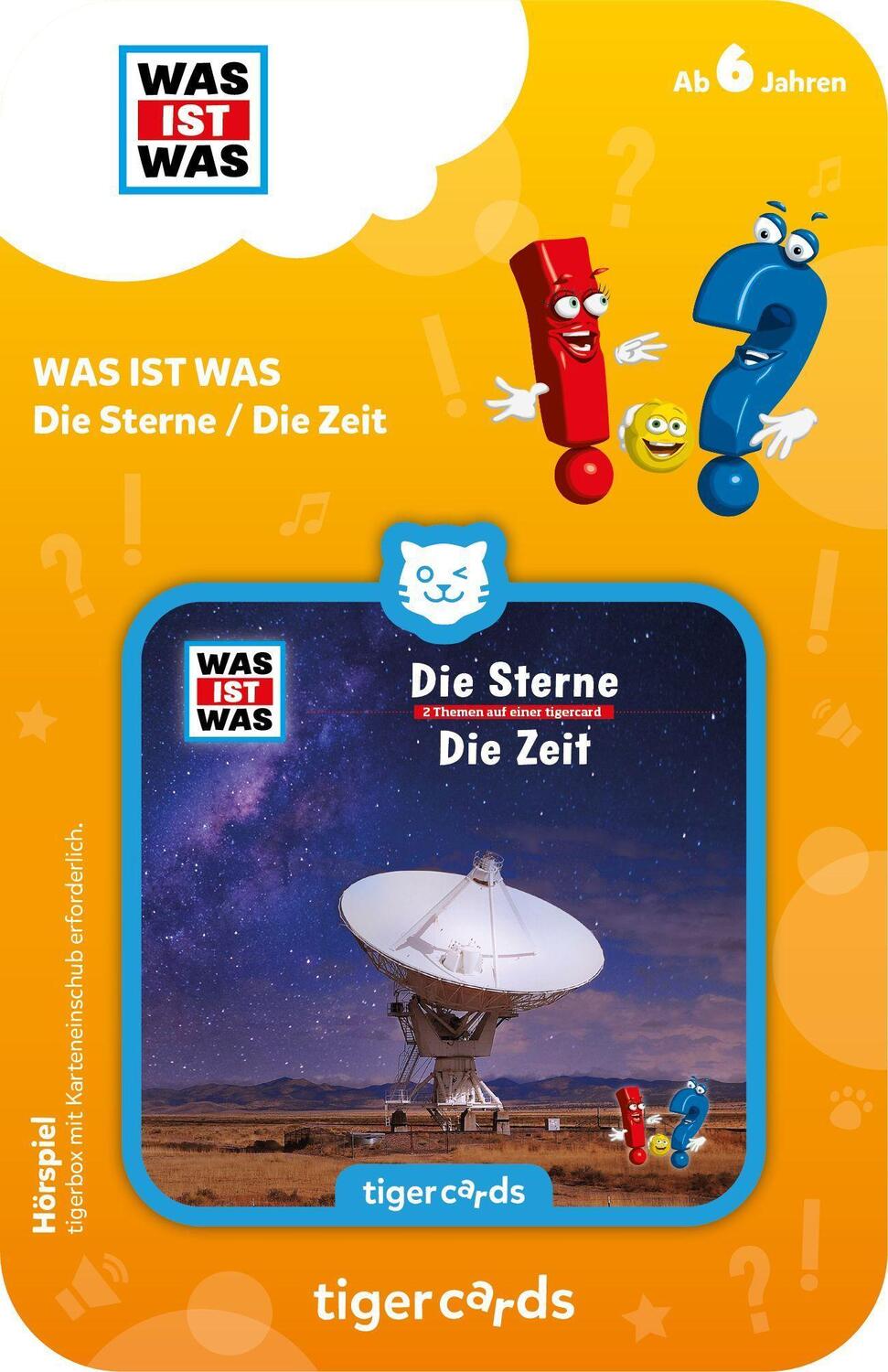 Bild: 4260535484287 | tigercard - WAS IST WAS - Die Sterne/ Die Zeit | Stück | Deutsch