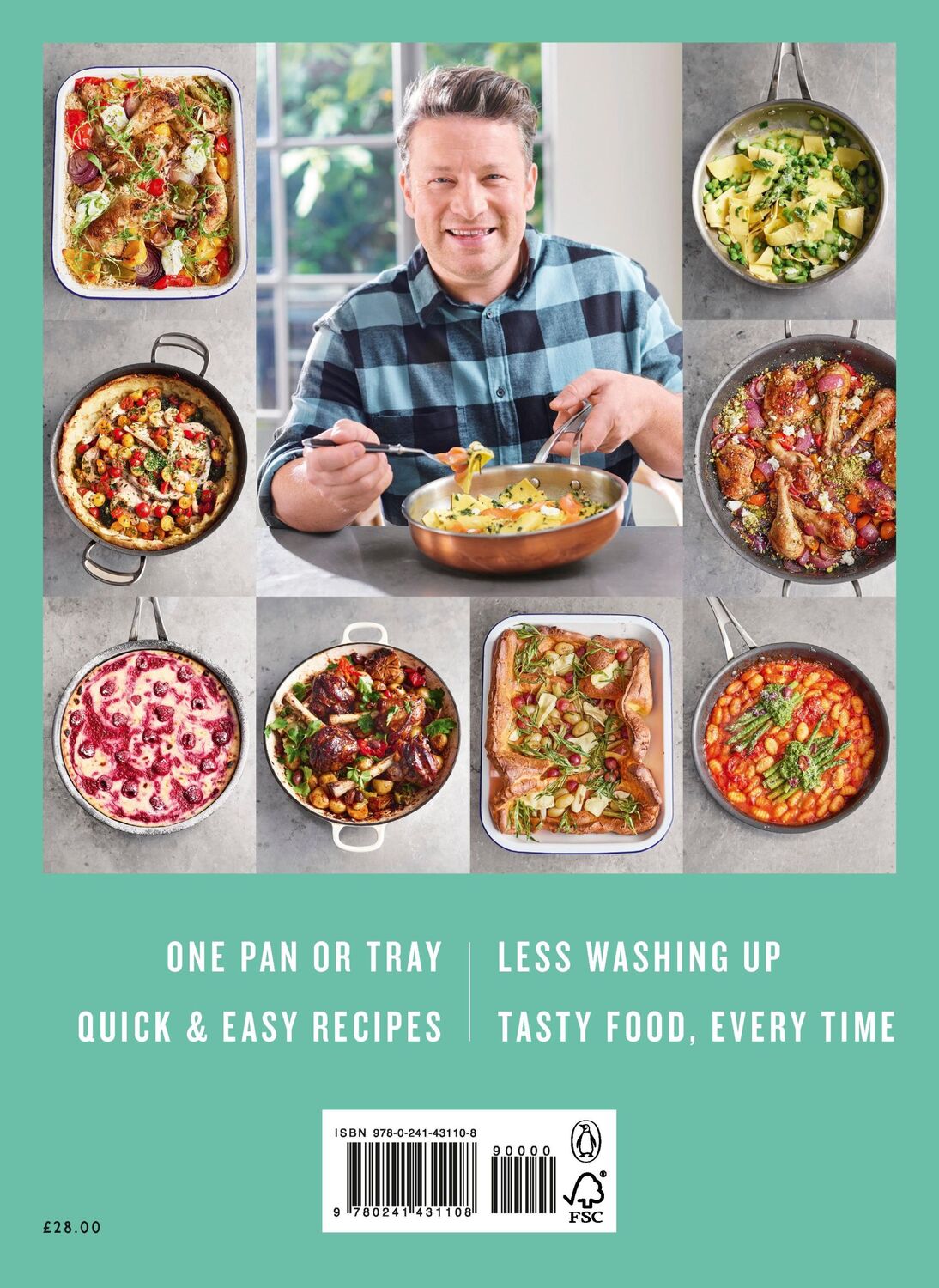 Rückseite: 9780241431108 | One | Simple One-Pan Wonders | Jamie Oliver | Buch | 312 S. | Englisch