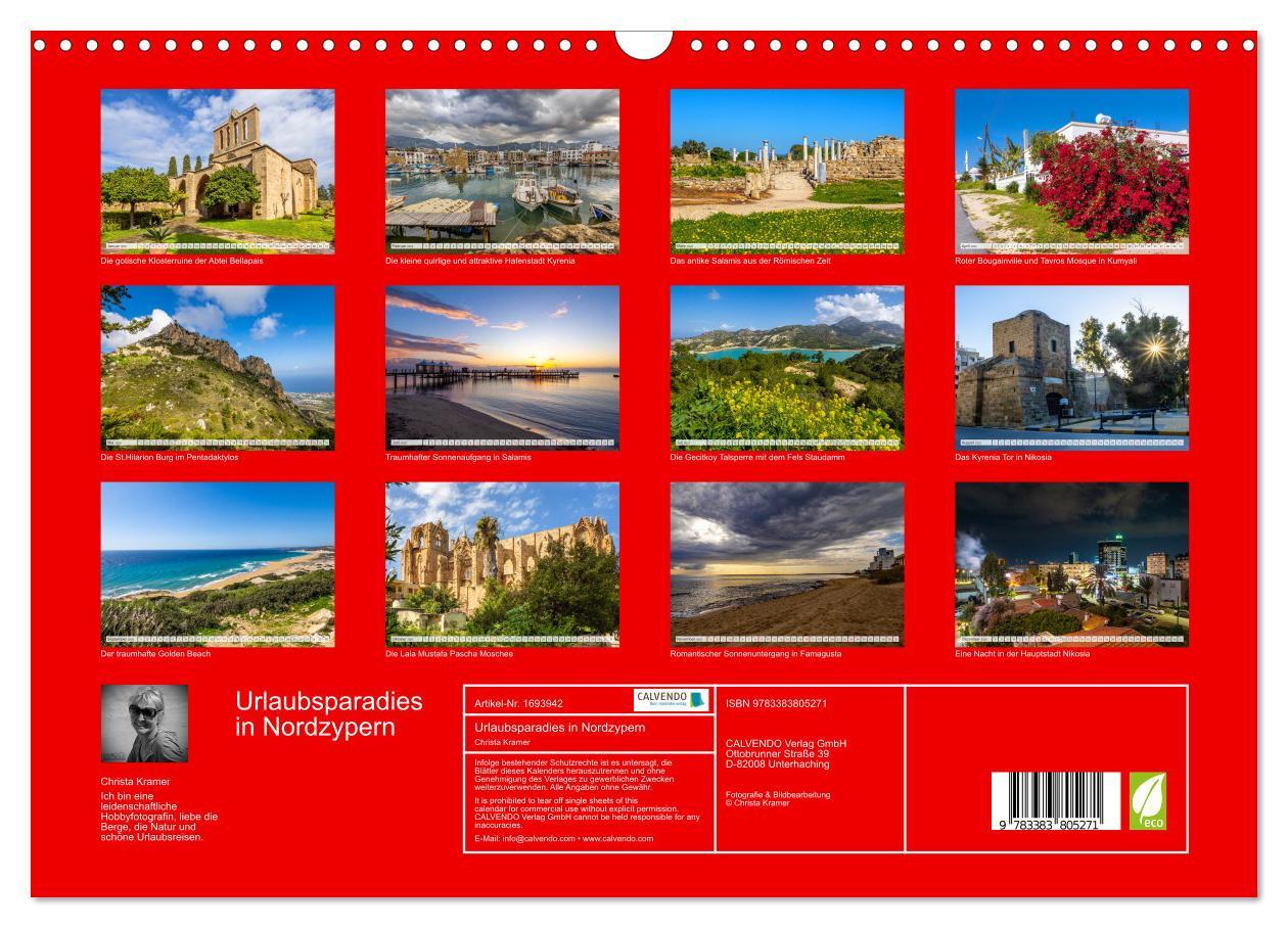 Bild: 9783383805271 | Urlaubsparadies in Nordzypern (Wandkalender 2025 DIN A3 quer),...