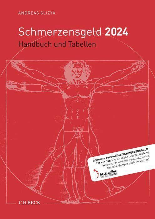 Cover: 9783406801822 | Schmerzensgeld 2024 | Handbuch und Tabellen | Andreas Slizyk | Bundle