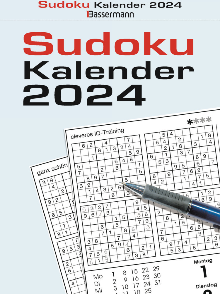 Cover: 9783809447740 | Sudokukalender 2024. Der beliebte Abreißkalender mit 800 Zahlenrätseln