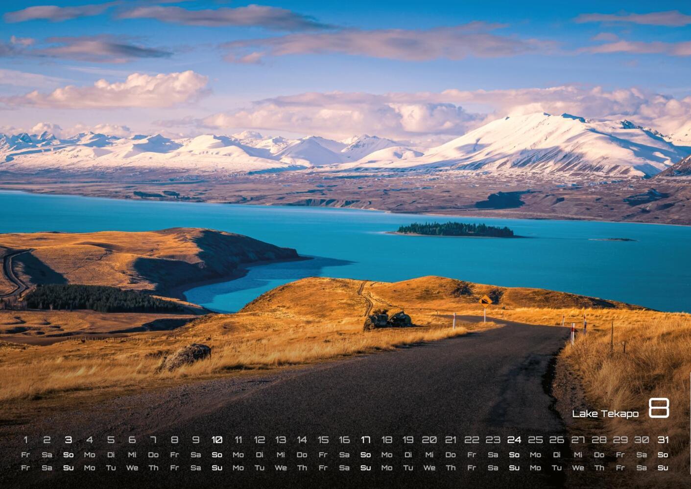 Bild: 9783986734176 | Neuseeland - Das Land der langen weißen Wolke - 2025 - Kalender DIN A2