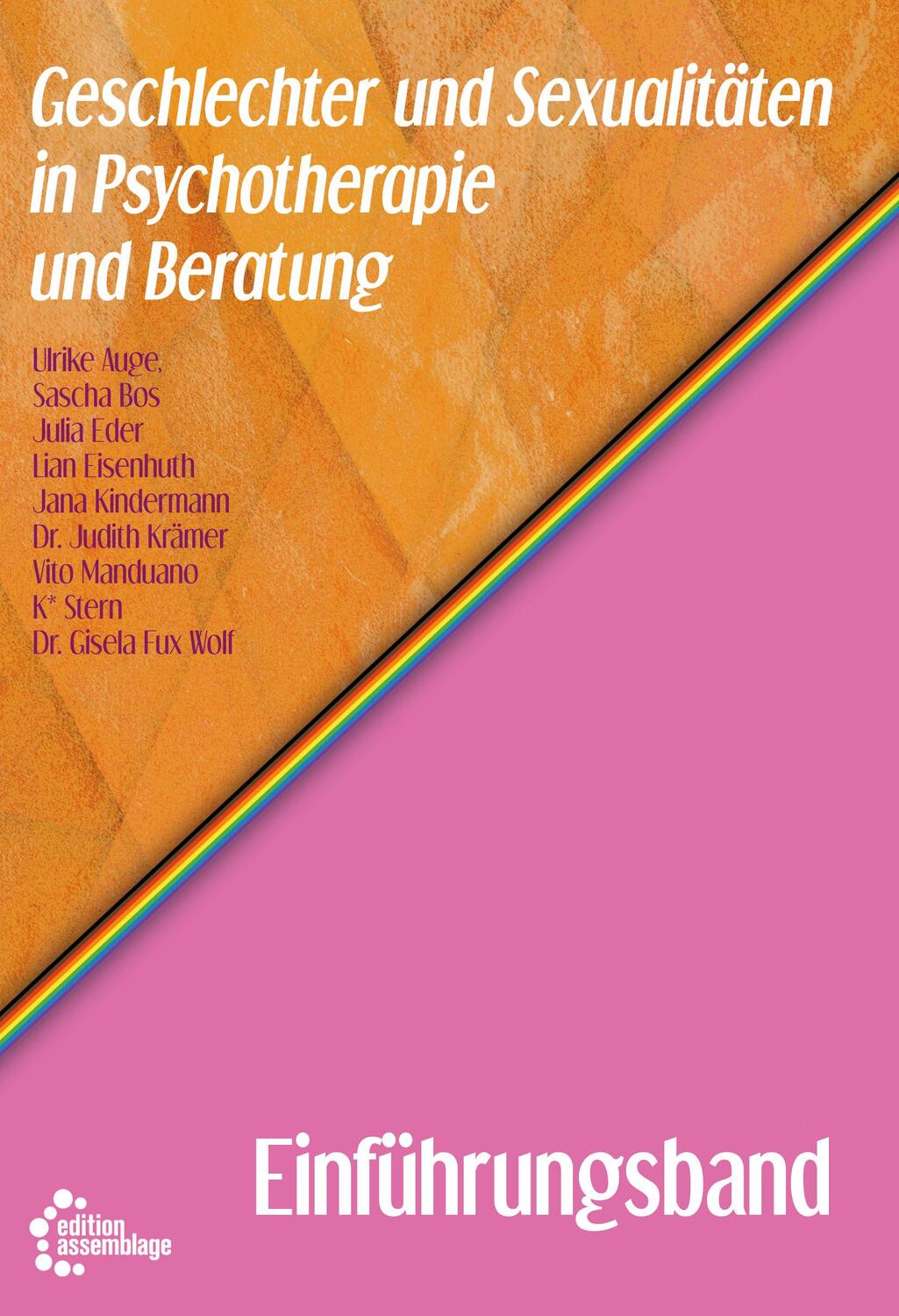 Cover: 9783960421603 | Geschlechter und Sexualitäten in Psychotherapie und Beratung -...