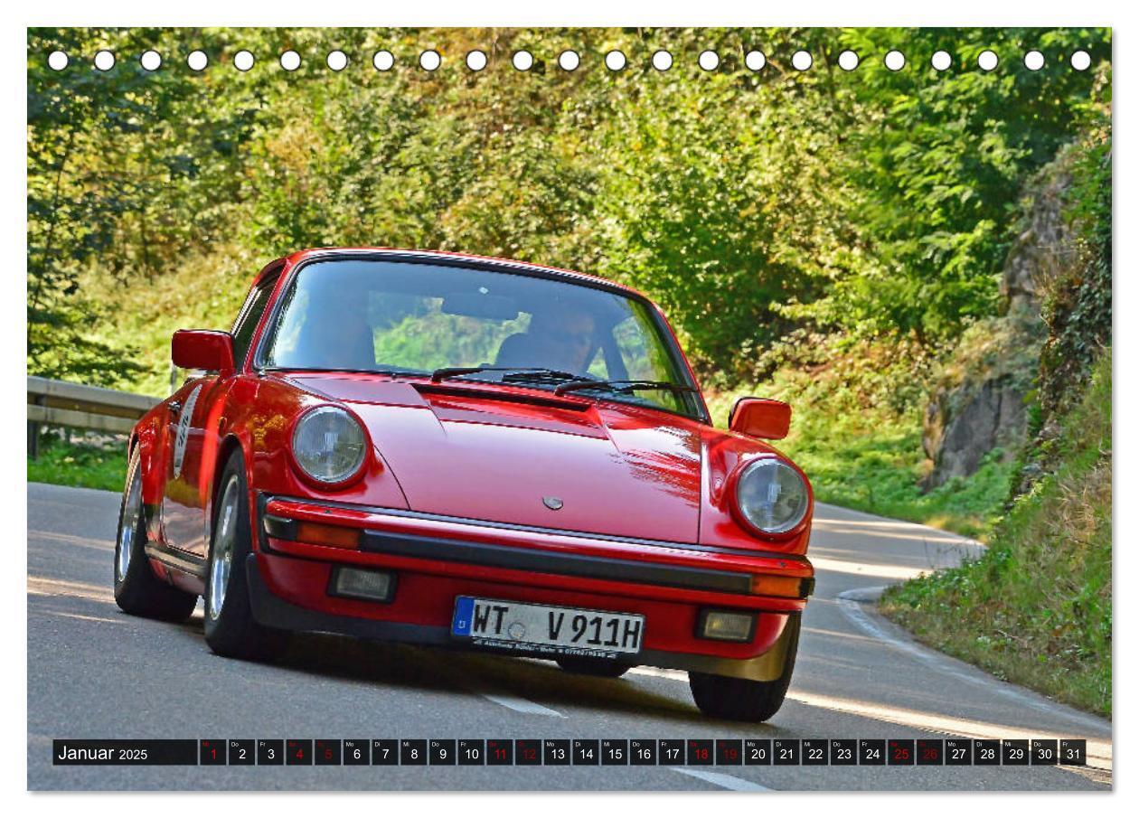 Bild: 9783435334759 | Porsche Oldtimer - EGGBERG KLASSIK - Der Berg ruft (Tischkalender...