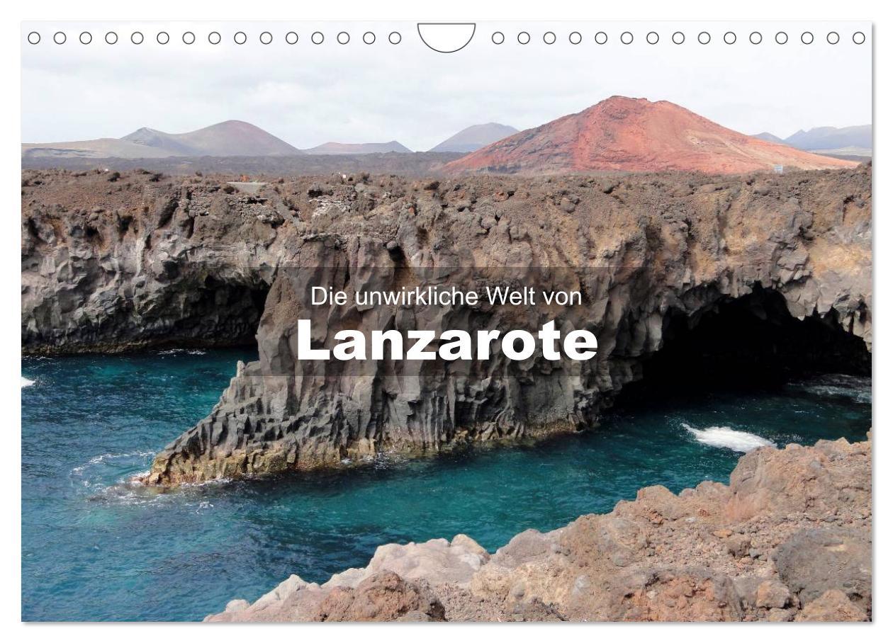 Cover: 9783435503902 | Die unwirkliche Welt von Lanzarote (Wandkalender 2025 DIN A4 quer),...