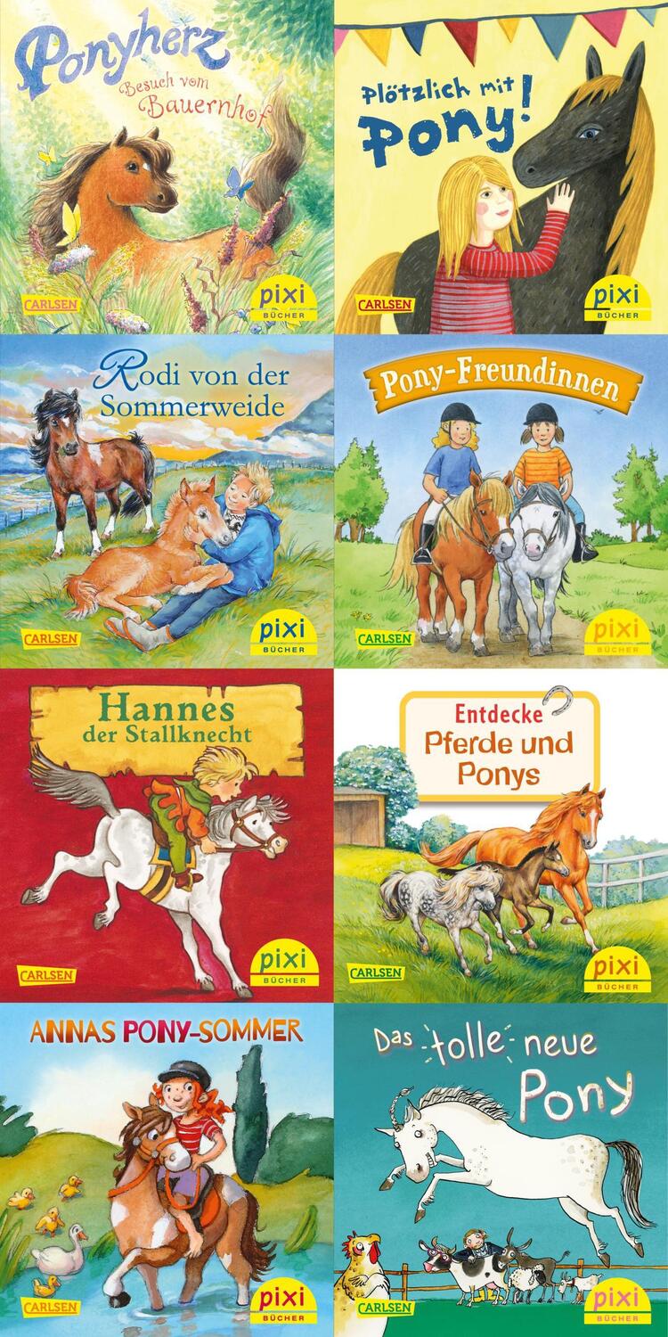 Cover: 9783551044716 | Pixi-8er-Set 259: Ponygeschichten mit Pixi (8x1 Exemplar) | Deutsch