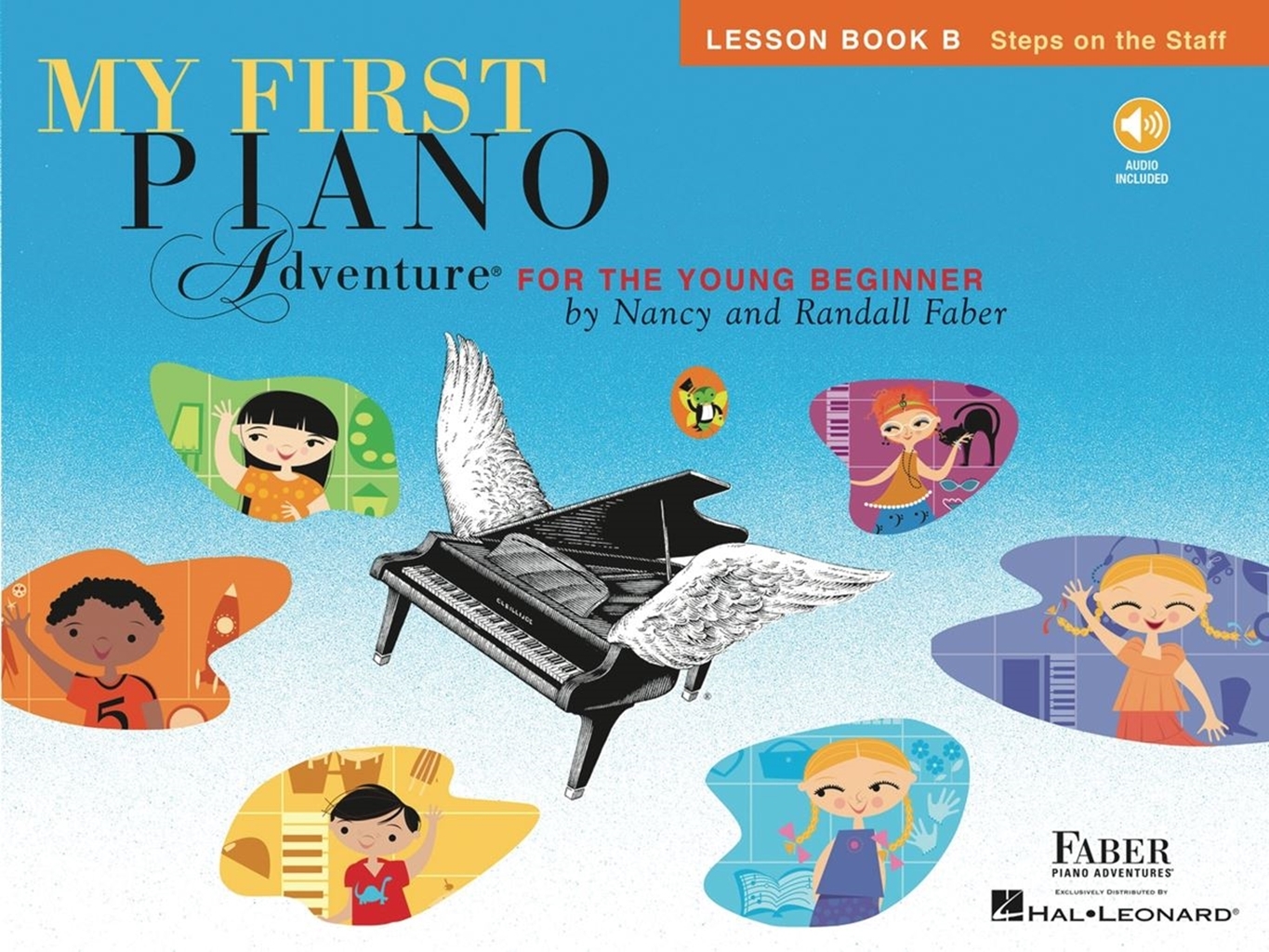 Cover: 674398219575 | My First Piano Adventure Lesson Book B | Nancy Faber_Randall Faber