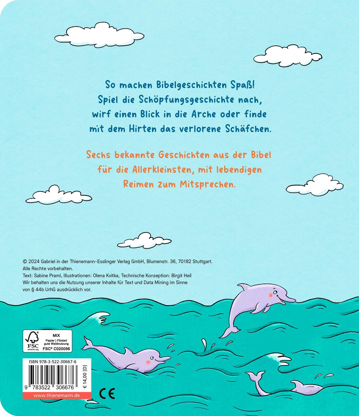 Rückseite: 9783522306676 | Dein kleiner Begleiter: Meine kleine Kinderbibel | Sabine Praml | Buch