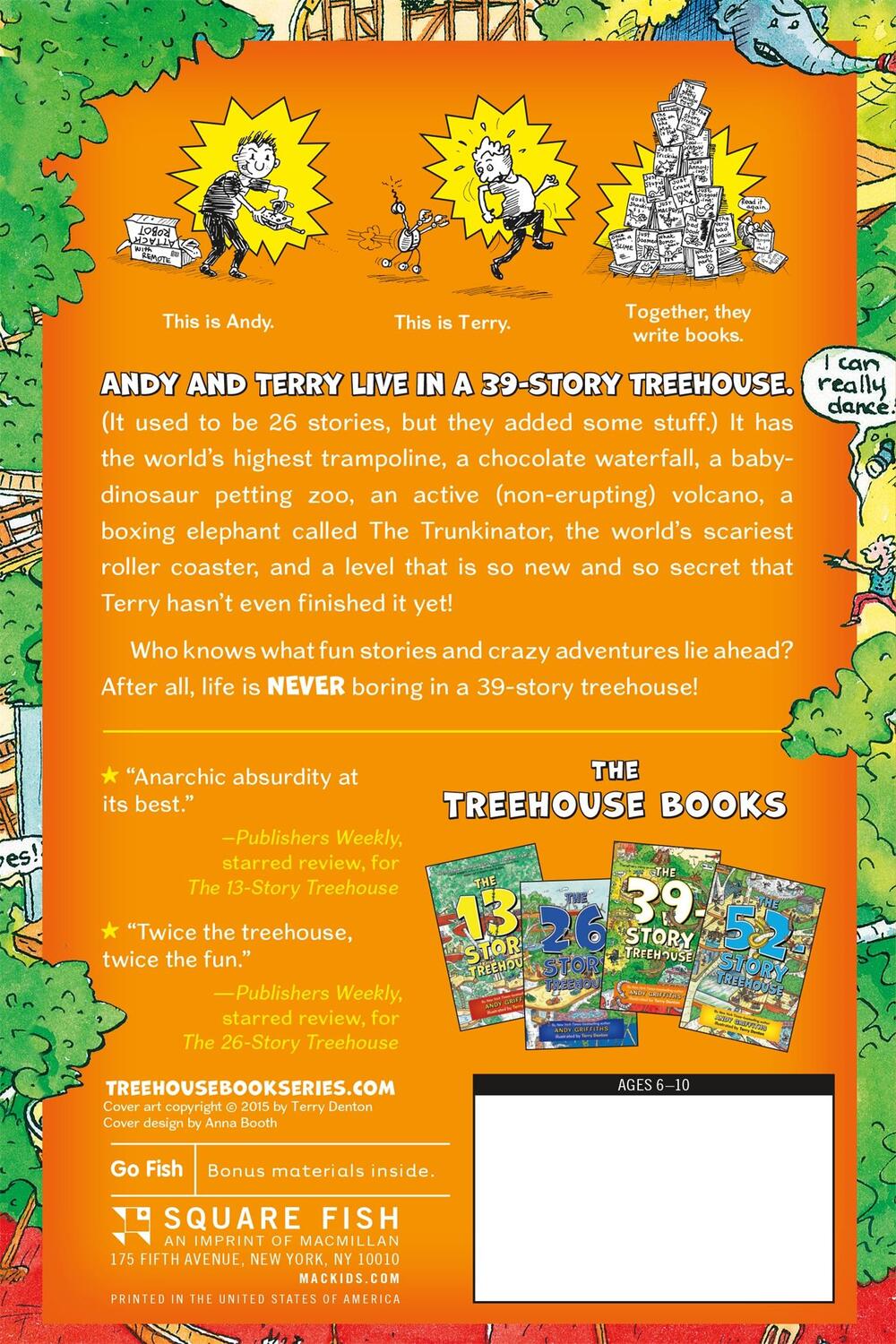 Rückseite: 9781250075116 | The 39-Story Treehouse: Mean Machines &amp; Mad Professors! | Griffiths