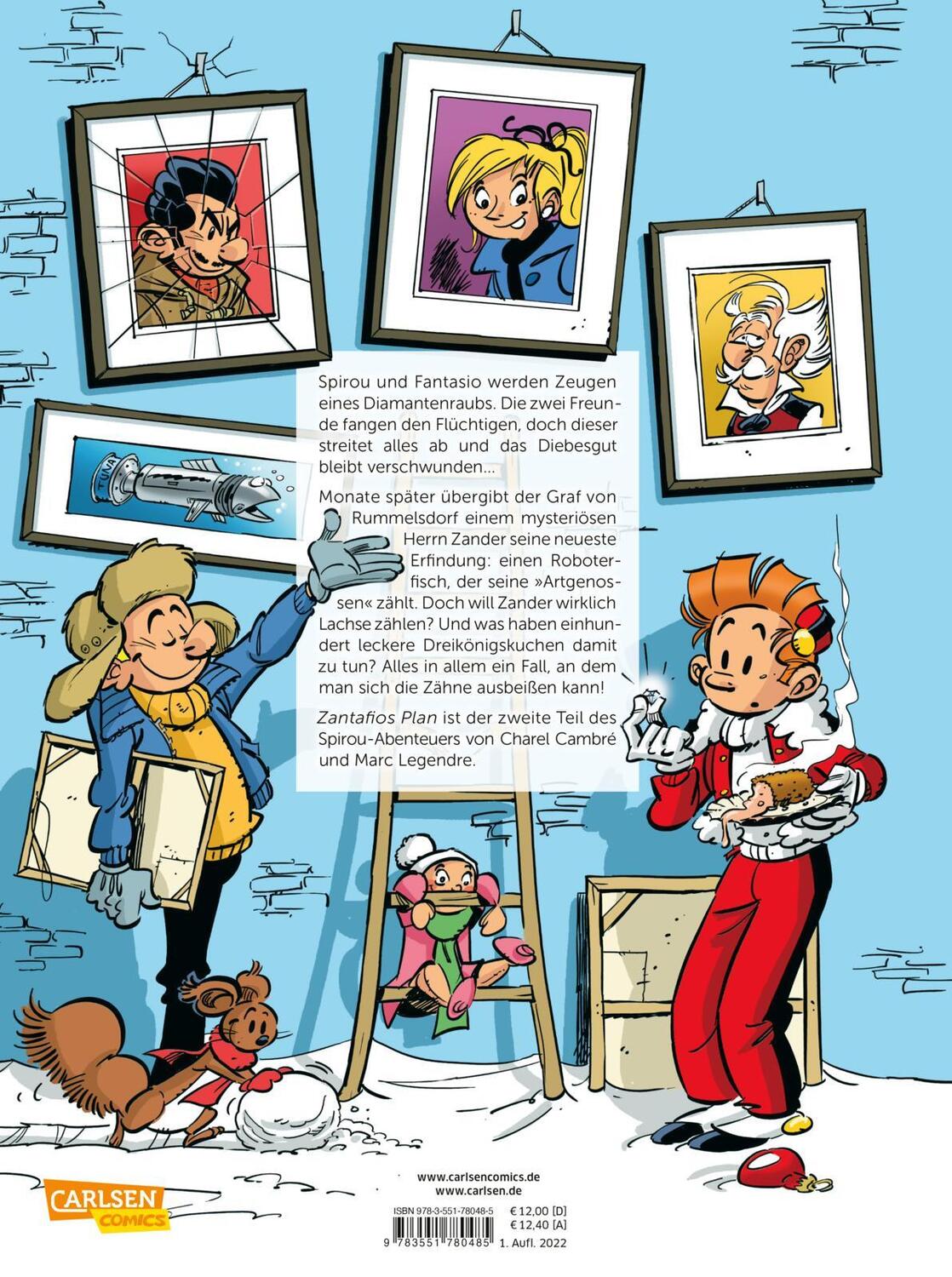 Rückseite: 9783551780485 | Spirou und Fantasio Spezial 37: Zantafios Plan | Marc Legendre | Buch