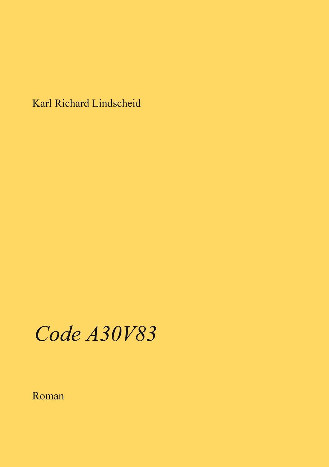 Cover: 9783837011548 | Code A30V83 | Karl Richard Lindscheid | Taschenbuch | Paperback | 2024