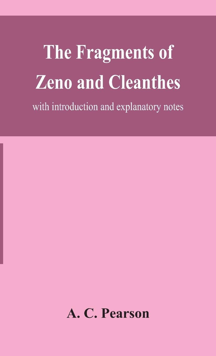 Cover: 9789354153341 | The fragments of Zeno and Cleanthes; with introduction and...