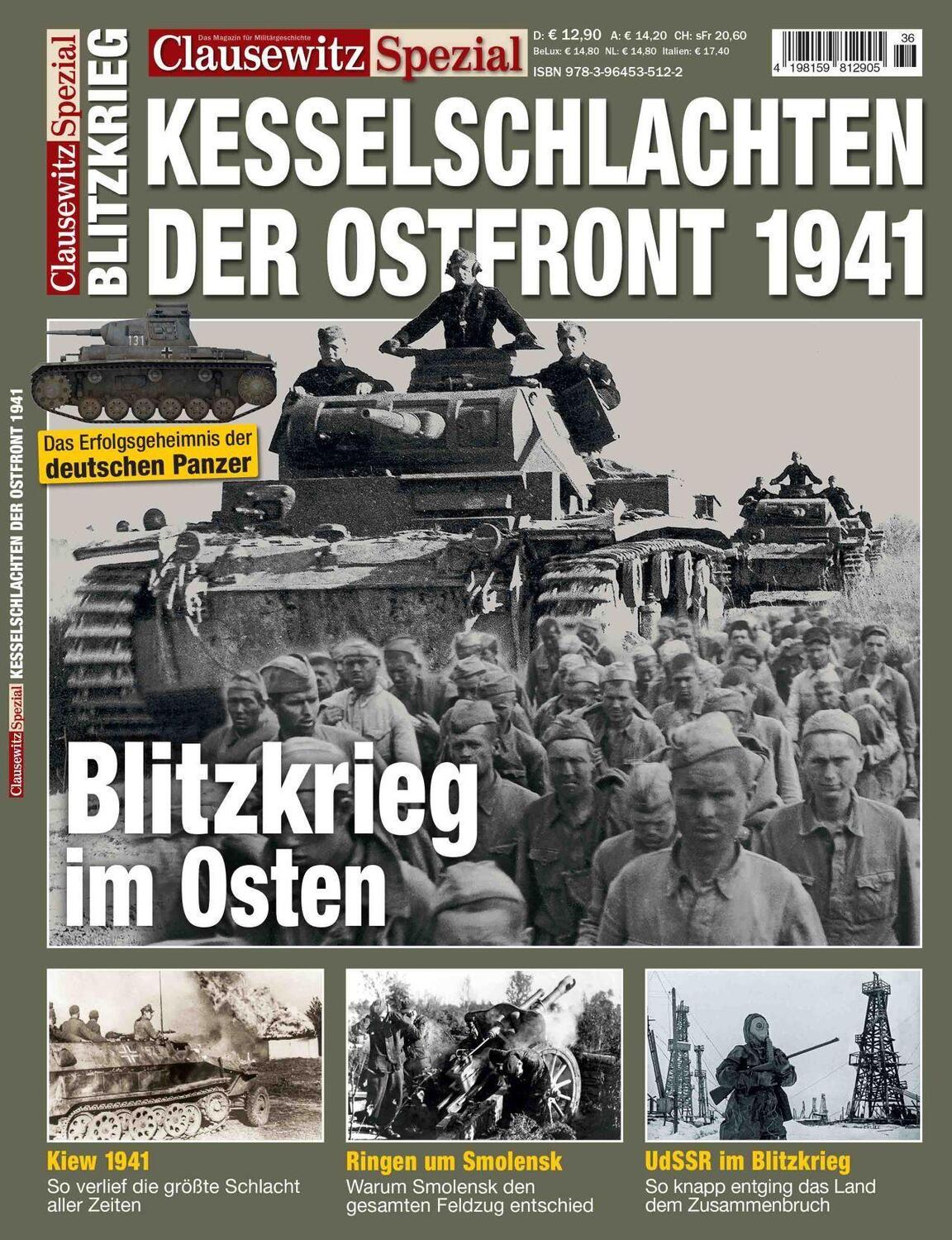 Cover: 9783964535122 | Clausewitz Spezial 36. Die größten Kesselschlachten | Stefan Krüger