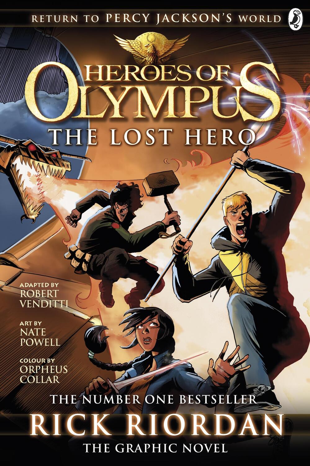 Cover: 9780141359984 | The Lost Hero: The Graphic Novel (Heroes of Olympus Book 1) | Riordan