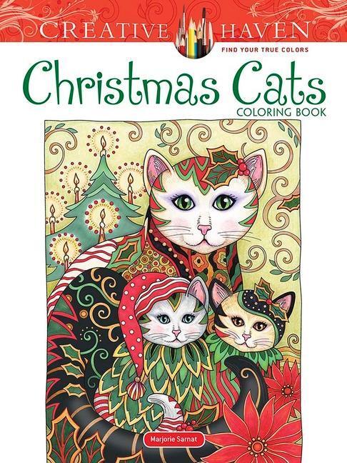 Cover: 9780486841281 | Creative Haven Christmas Cats Coloring Book | Marjorie Sarnat | Buch