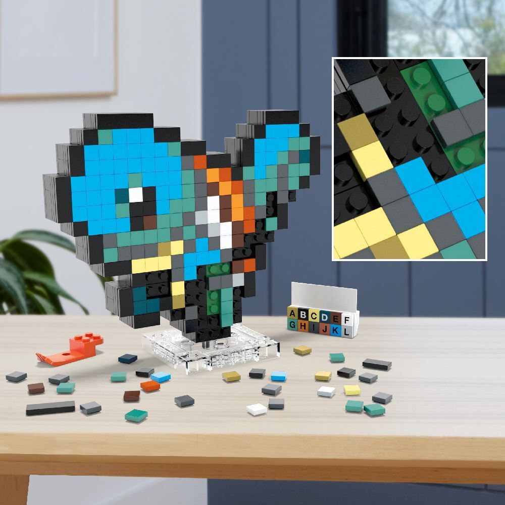 Bild: 194735190843 | MEGA Pokémon Shiggy Pixel Art | Karton | HTH77 | 2024 | Mattel