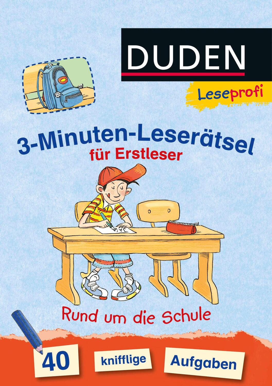 Cover: 9783737332071 | Leseprofi - 3-Minuten-Leserätsel für Erstleser: Rund um die Schule