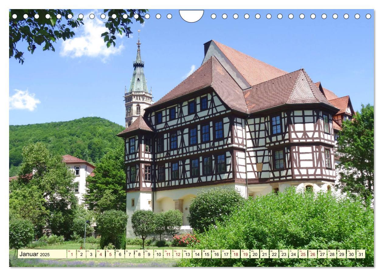 Bild: 9783435367351 | Unterwegs in Bad Urach (Wandkalender 2025 DIN A4 quer), CALVENDO...