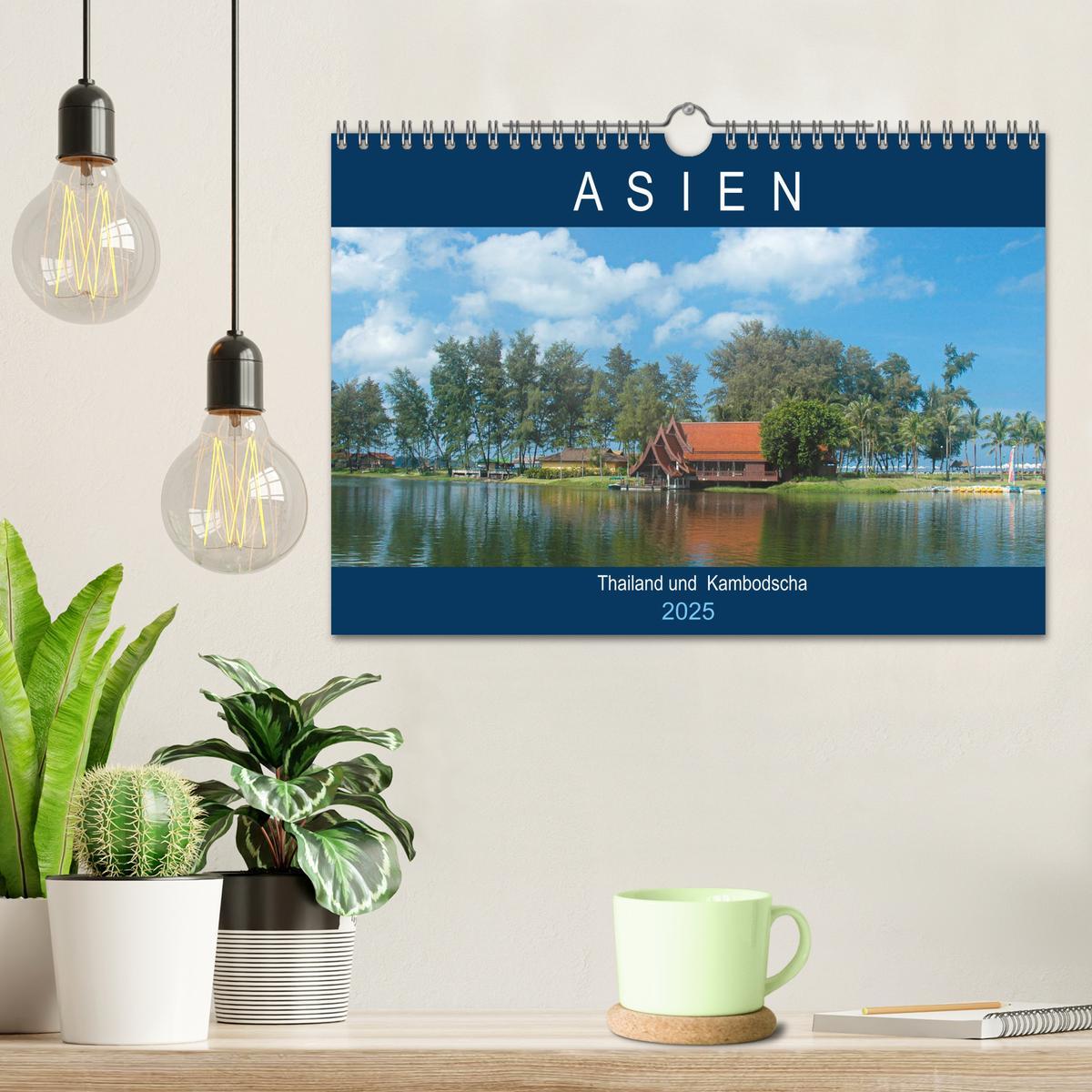 Bild: 9783435146703 | Asien - Thailand und Kambodscha (Wandkalender 2025 DIN A4 quer),...