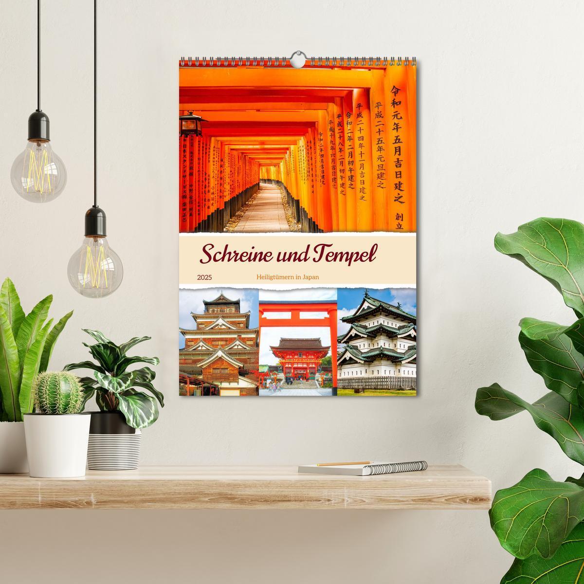 Bild: 9783435696529 | Schreine und Tempel - Heiligtümern in Japan (Wandkalender 2025 DIN...