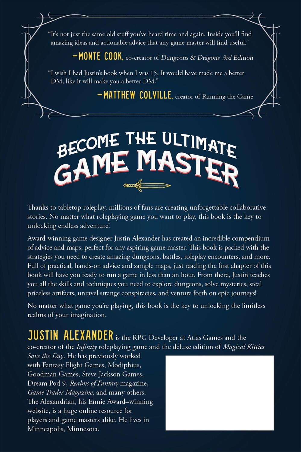 Rückseite: 9781645679158 | So You Want To Be A Game Master | Justin Alexander | Taschenbuch