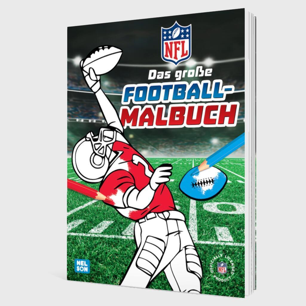 Bild: 9783845126838 | NFL: Das große Football-Malbuch | Offiziell lizenziertes Produkt | NFL