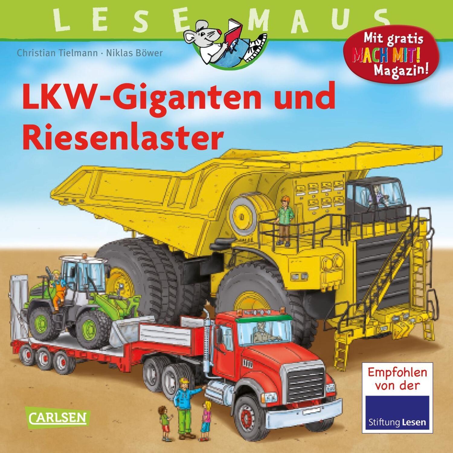 Cover: 9783551080592 | LESEMAUS 159: LKW-Giganten und Riesenlaster | Christian Tielmann