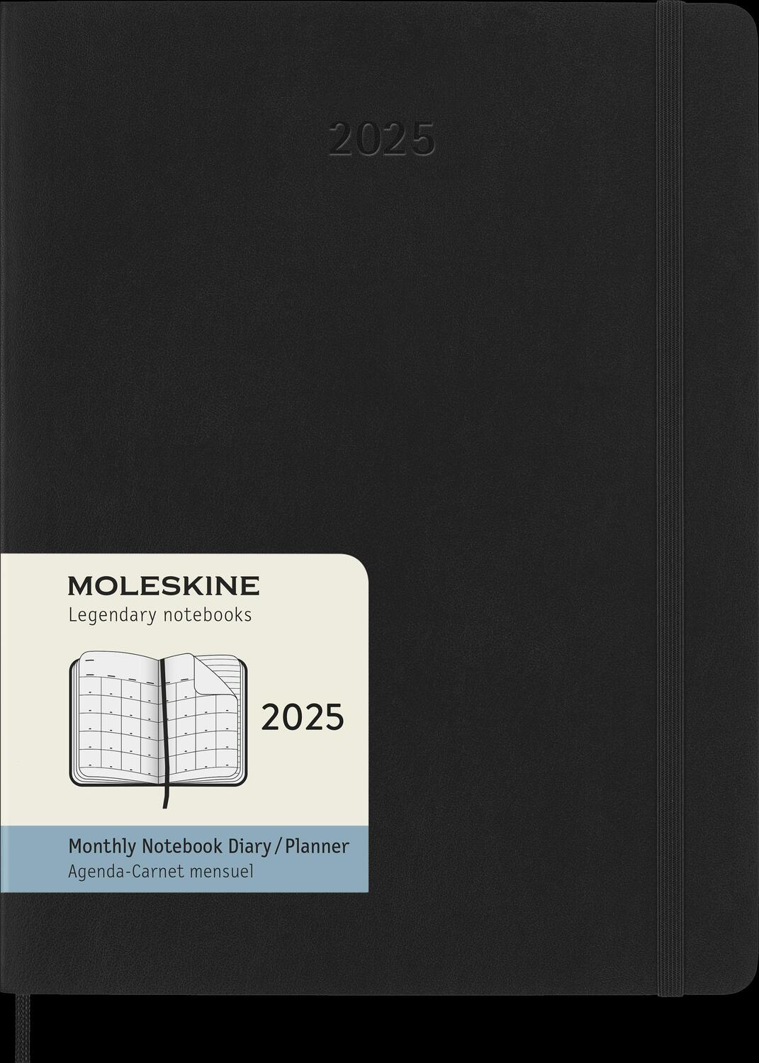 Bild: 8056999270513 | Moleskine 12 Monate Tageskalender 2025, Large/A5, 1 Tag = 1 Seite,...