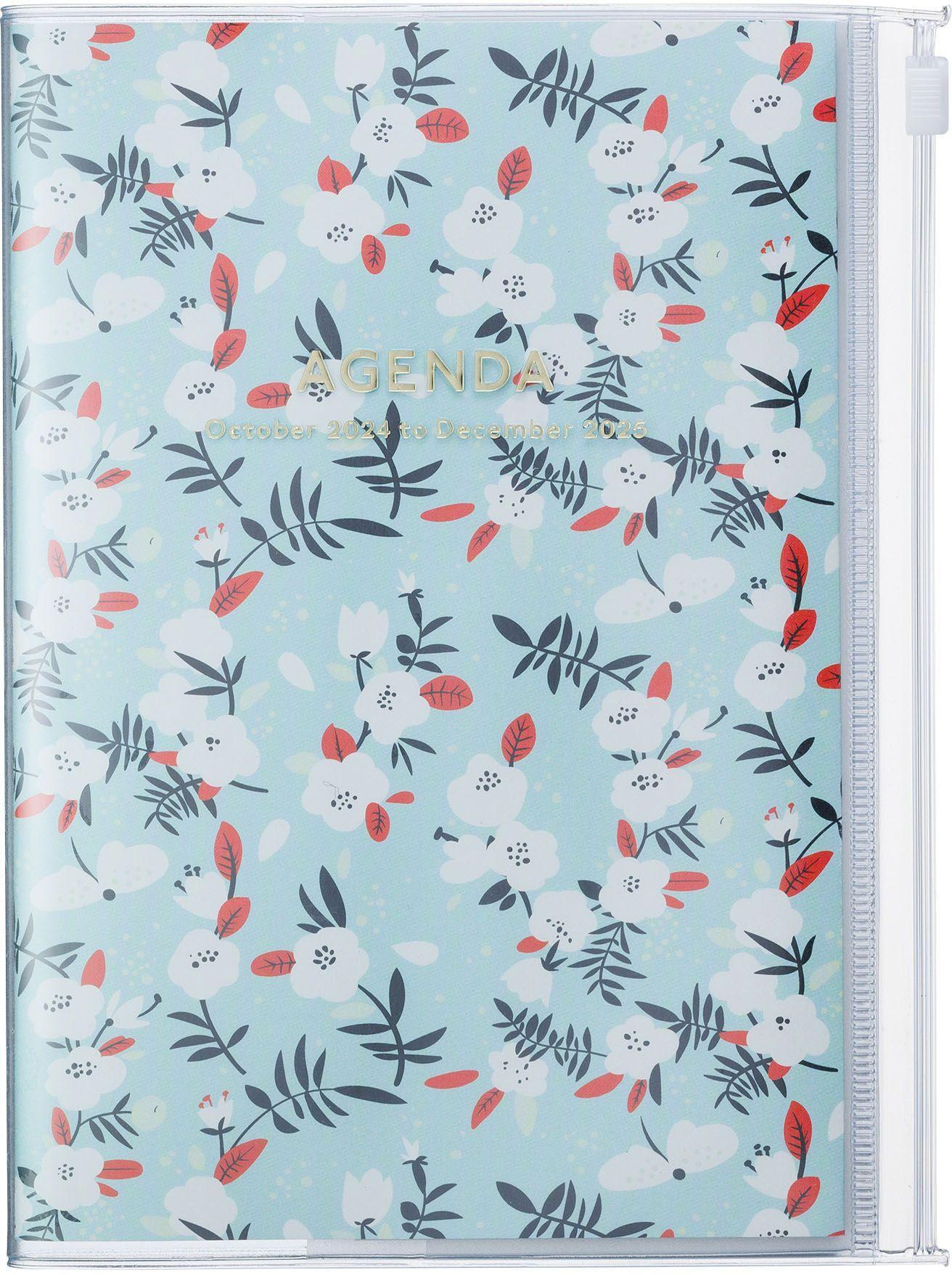 Cover: 4550045128246 | MARK'S 2024/2025 Taschenkalender B6 vertikal, Flower Pattern //...