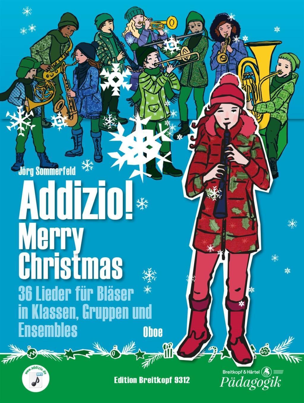 Cover: 9790004187760 | Addizio! - Merry Christmas Oboe | Broschüre | 52 S. | Deutsch | 2019