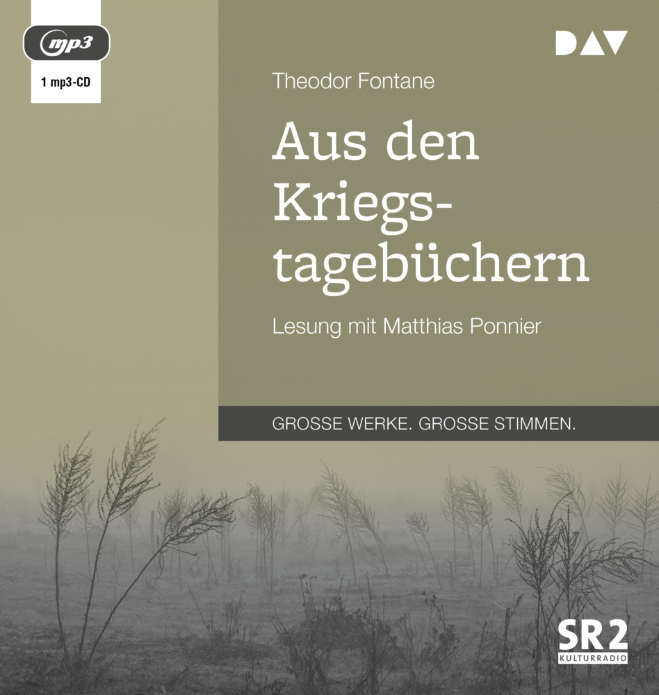 Cover: 9783742416377 | Aus den Kriegstagebüchern, 1 Audio-CD, 1 MP3 | Theodor Fontane | CD