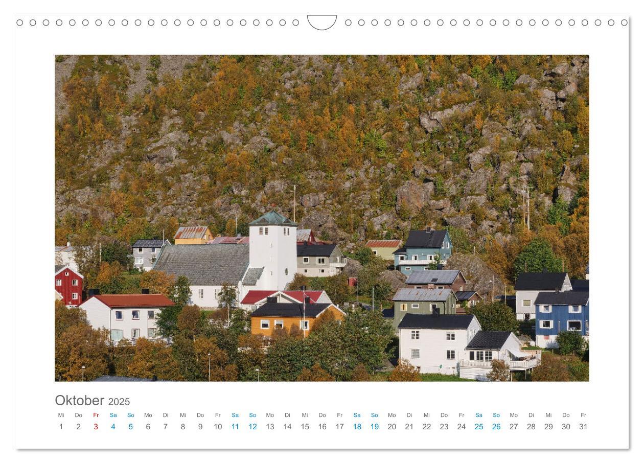 Bild: 9783457220634 | Kurs Nord - mit dem Postschiff (Wandkalender 2025 DIN A3 quer),...