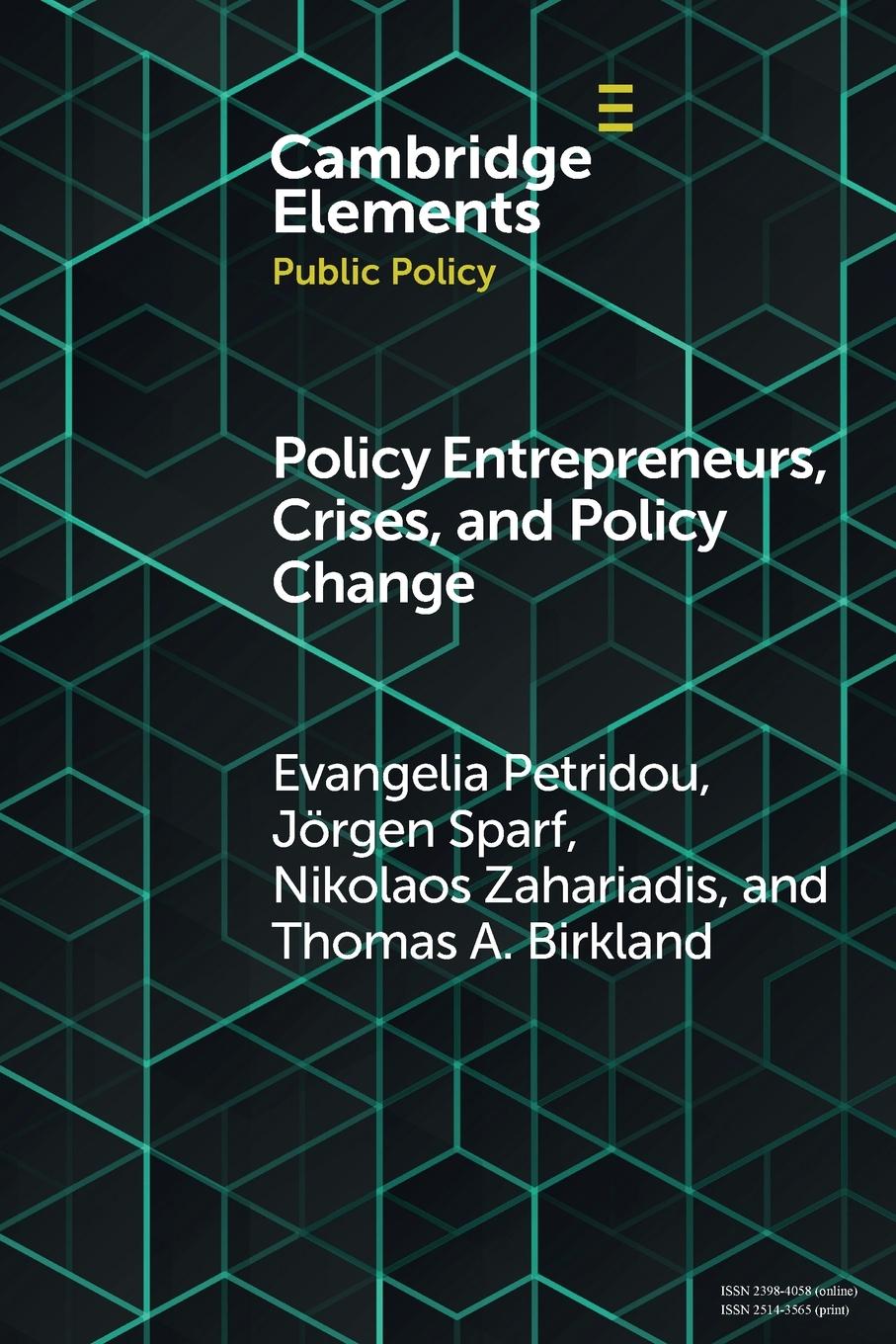 Cover: 9781009314671 | Policy Entrepreneurs, Crises, and Policy Change | Petridou (u. a.)