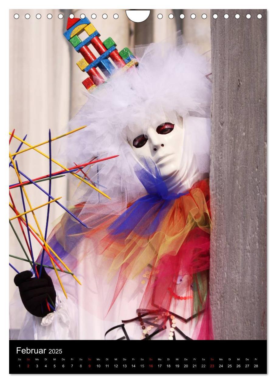 Bild: 9783457087596 | Karneval in Venedig - Phantasievolle Masken (Wandkalender 2025 DIN...