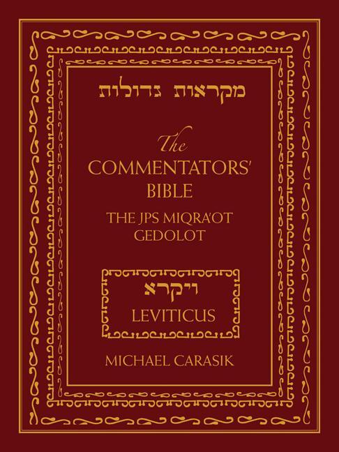 Cover: 9780827608979 | The Commentators' Bible: Leviticus: The Rubin JPS Miqra'ot Gedolot